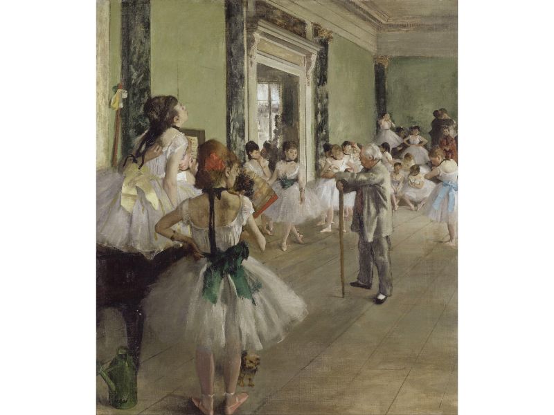 Degas - The Ballet Class by Degas