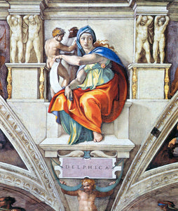 Michelanglo - The Delphic Sybelle by Michelangelo