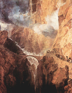 Turner, Joseph  Mallord - The Devil's Bridge St. Gotthard by Turner