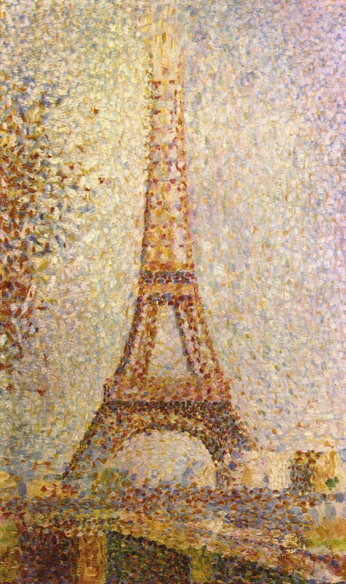 Seurat - The Eiffel Tower by Seurat