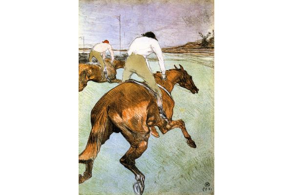 Toulouse Lautrec - The Jockey 2 by Toulouse-Lautrec