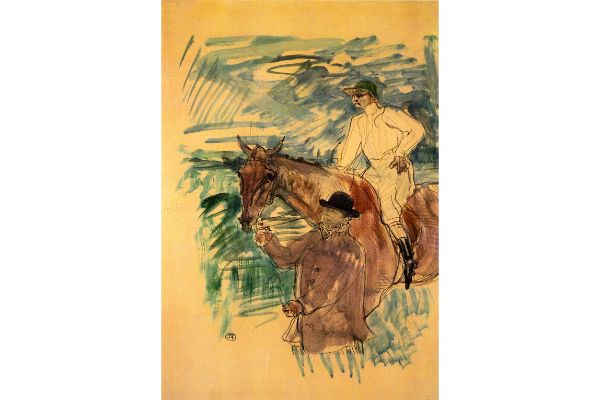 Toulouse Lautrec - The Jockey 3 by Toulouse-Lautrec