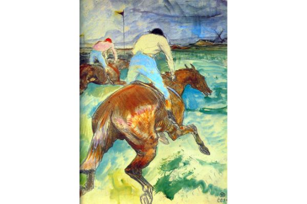 Toulouse Lautrec - The Jockey by Toulouse-Lautrec