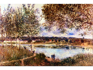Sisley - The Path to the Old Ferry, 1880 by Sisley
