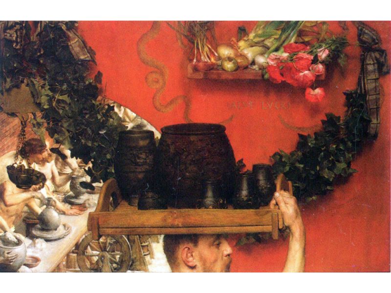 Alma Tadema - The Roman Pottery in Britain