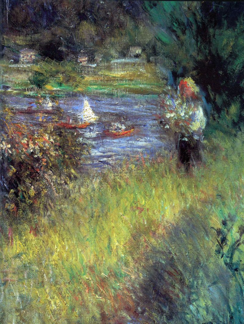 Renoir - The Seine at Chatou (Detail)