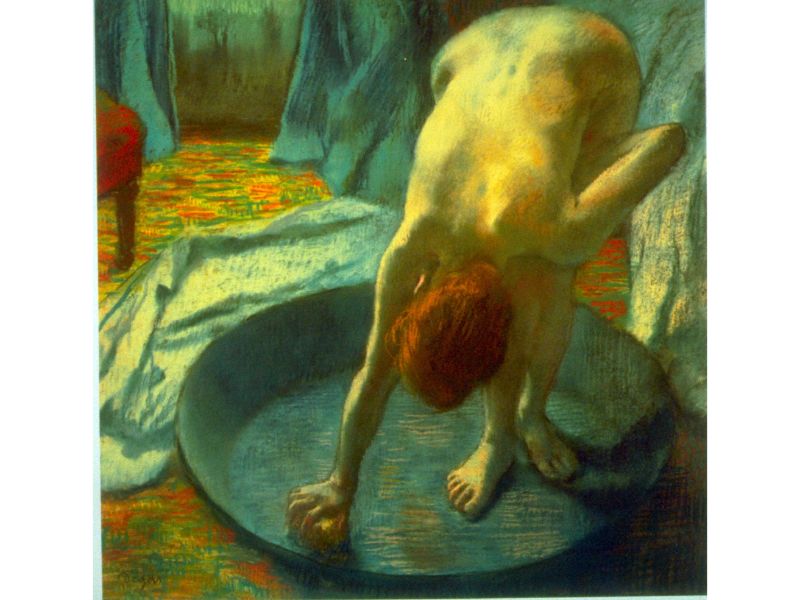Degas - The Tub by Degas