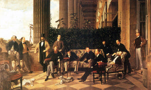 Joseph Tissot - The Circle of the Rue Royale by Tissot