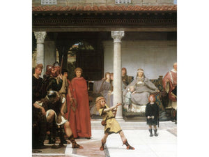 Alma Tadema - The Education of Children Clovis,
