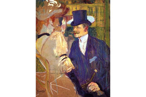 Toulouse Lautrec - The English Man at the Moulin Rouge by Toulouse-Lautrec