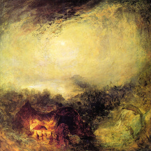 Turner, Joseph  Mallord - The Evening of the Tsunami by Turner