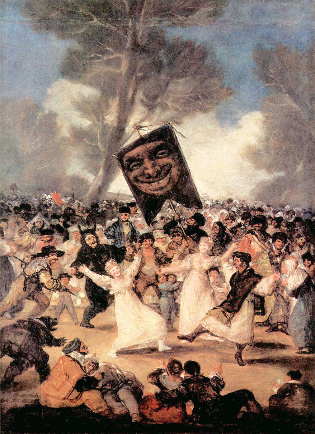 Goya, Francisco - The Funeral of Sardina by Goya