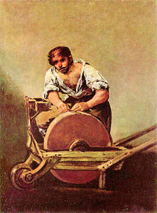 Goya, Francisco - The Grinder by Goya