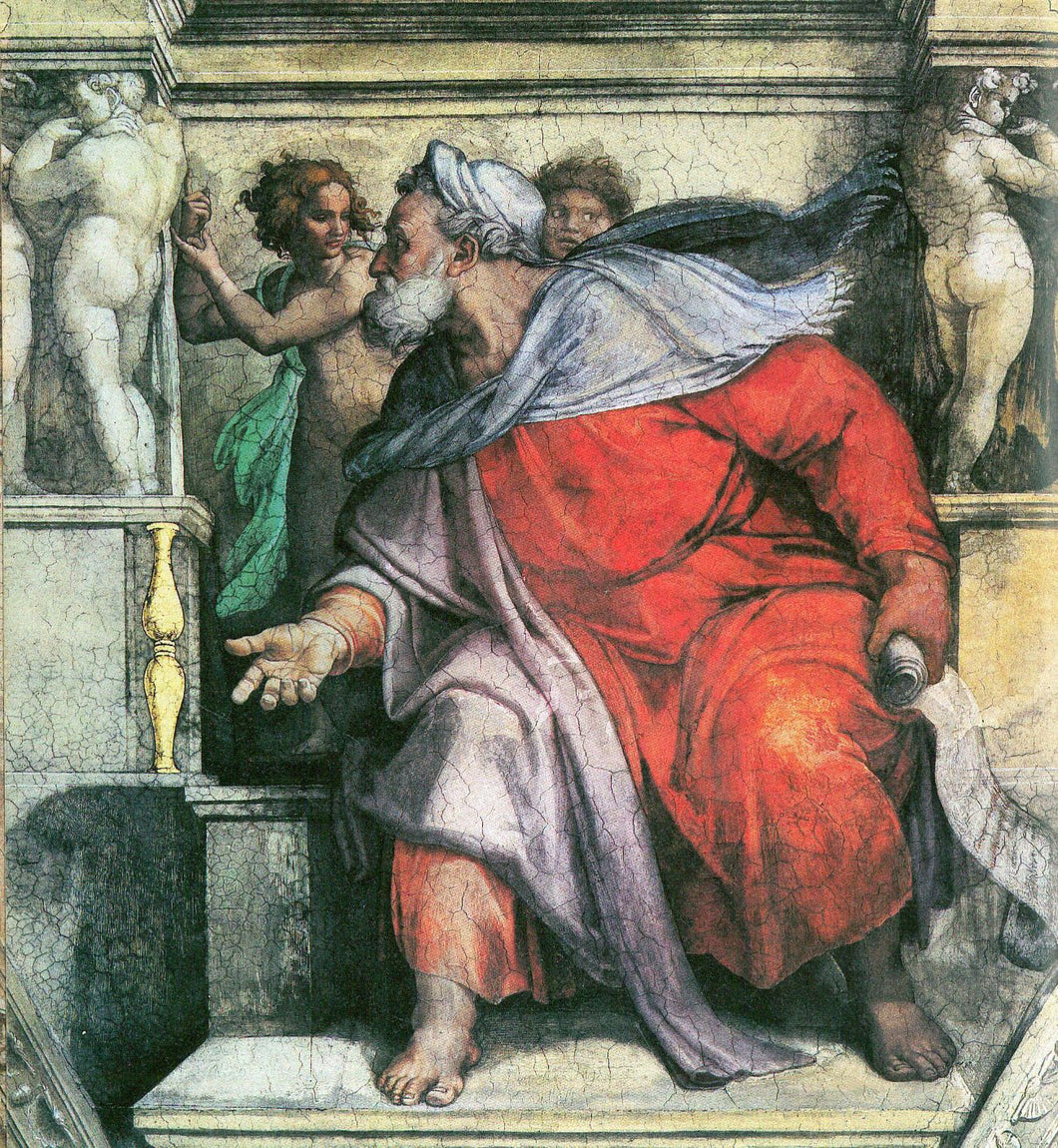 Michelanglo - The Prophet Ezekiel by Michelangelo