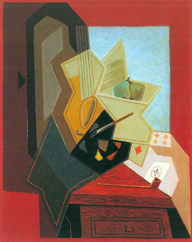 Juan Gris - The window of the painter