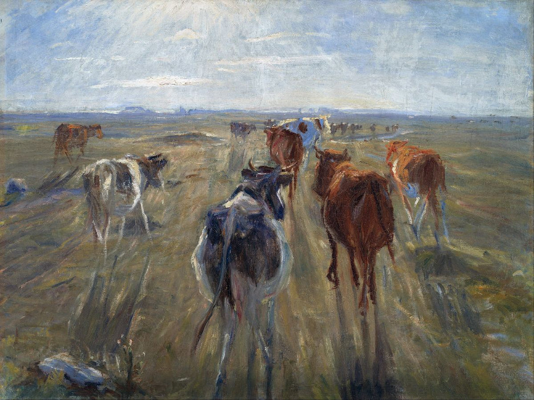 Theodor Philipsen - Long Shadows, Cattle on the Island of Saltholm
