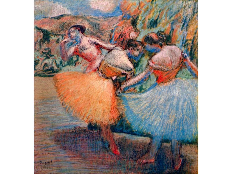 Degas - Three Dancers #1 by Degas