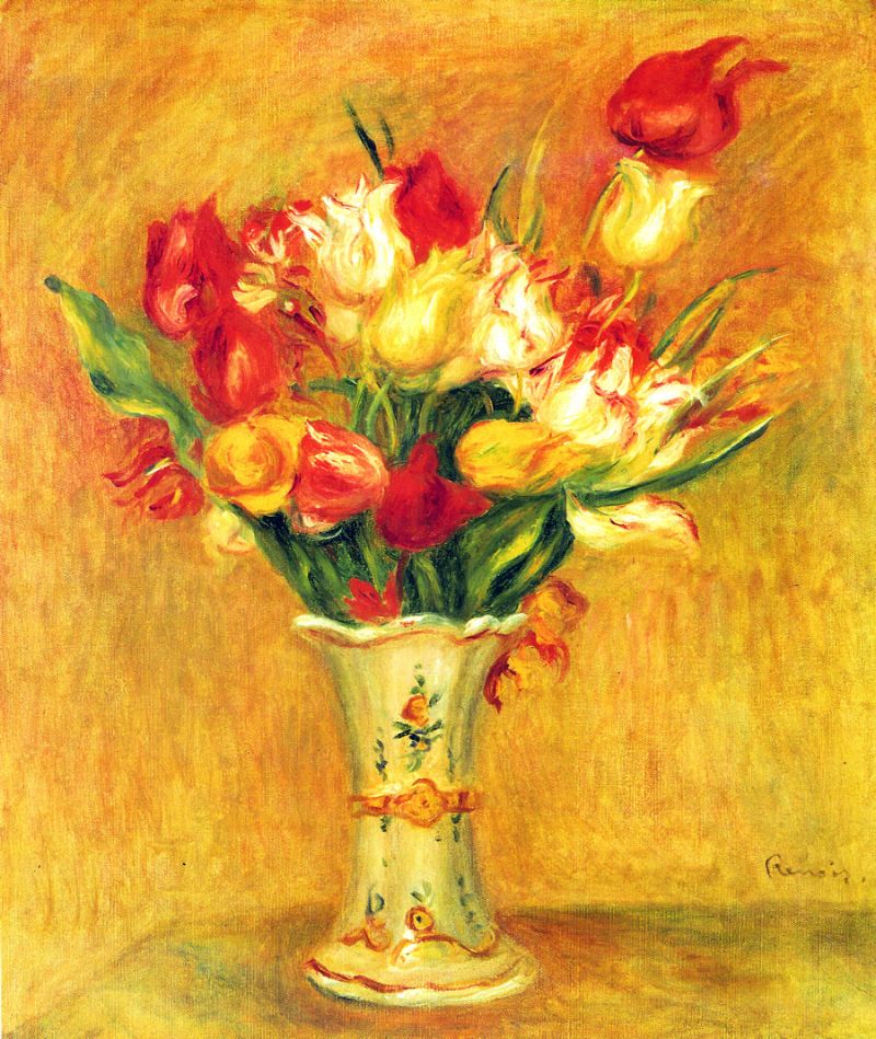 Renoir - Tulips in a Vase