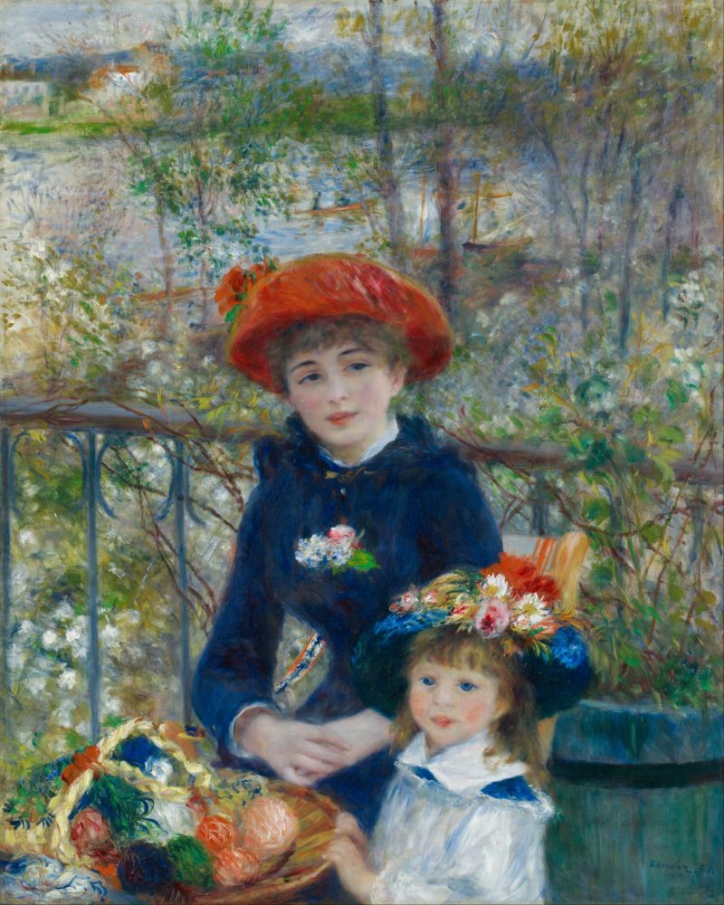Renoir - Two sisters on the terrace 2