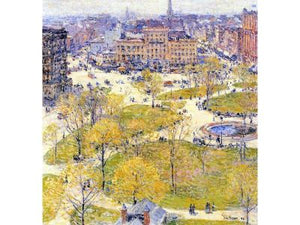 Hassam Childe - Union Square in Spring by Hassam Childe