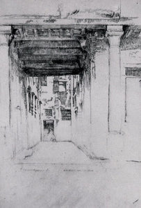 Whistler - Venetian Court by Whistler