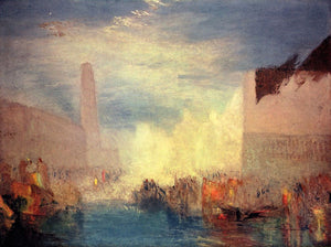 Turner, Joseph  Mallord - Venice, the Piazetta by Turner