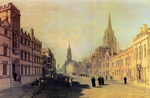 Turner, Joseph  Mallord - View the High Street, Oxford by Turner