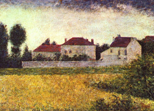 Seurat - Ville d'Avray, The White Houses by Seurat