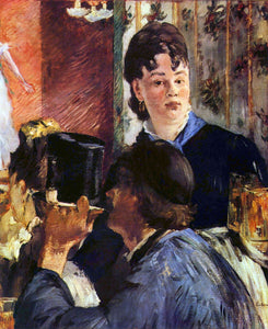 Édouard Manet - Waitress by Edouard Manet