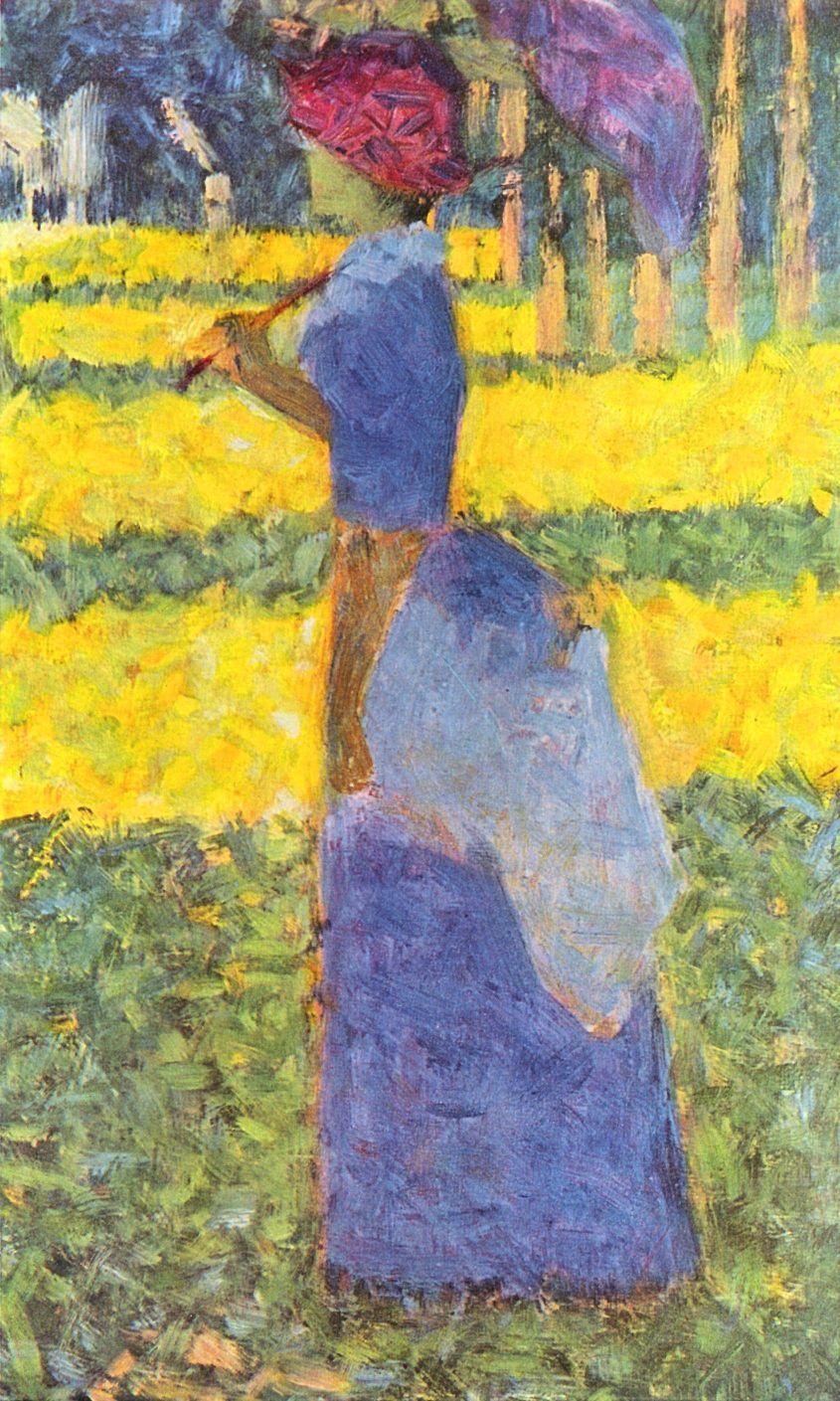 Seurat - Woman with Parasol by Seurat