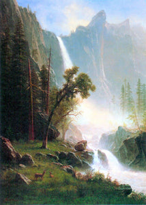 Albert Bierstadt - Yosemite Falls by Bierstadt