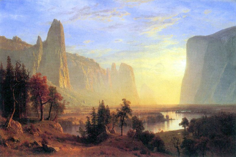 Albert Bierstadt - Yosemite Valley by Bierstadt