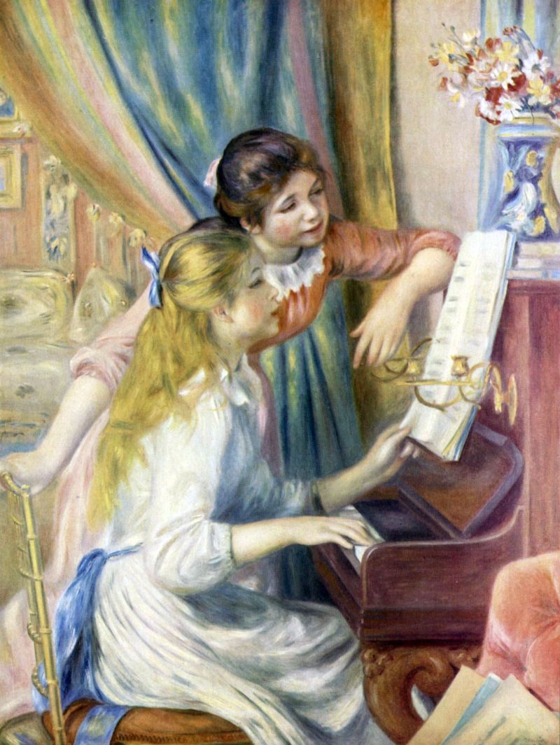 Renoir - Young girls at the piano