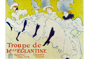 Toulouse Lautrec - La Troup  de Mlle Eglantine 1895 by Toulouse-Lautrec