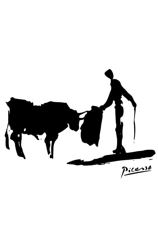 Picasso bull fighter