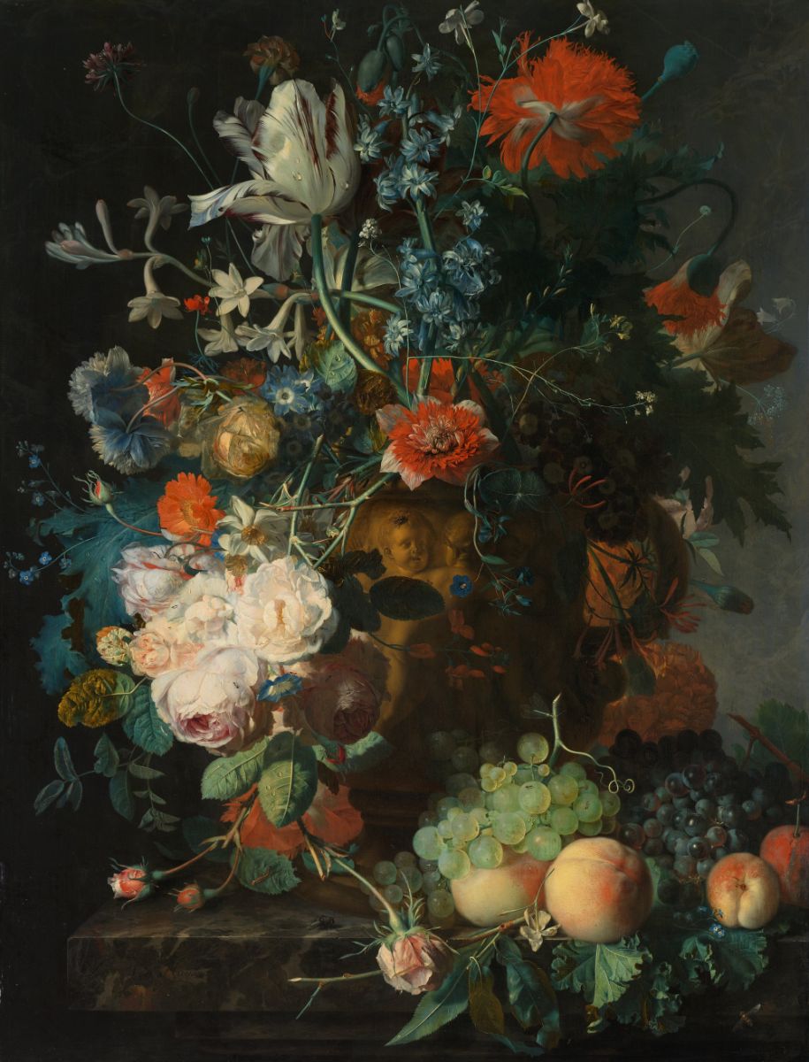 van Huysum, Jan_Still Life, 1712