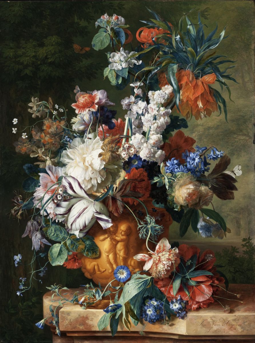 van Huysum, Jan_Vase of Flowers, 1722